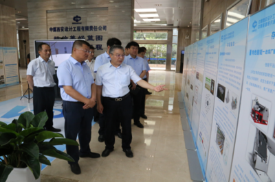 西安研究院黨委書記、董事長王海軍一行到中煤西安設計工程有限責任公司座談交流